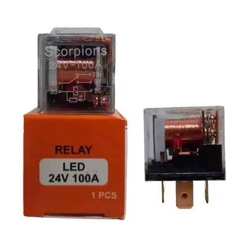 RELAY 5 PATAS 24V 100A