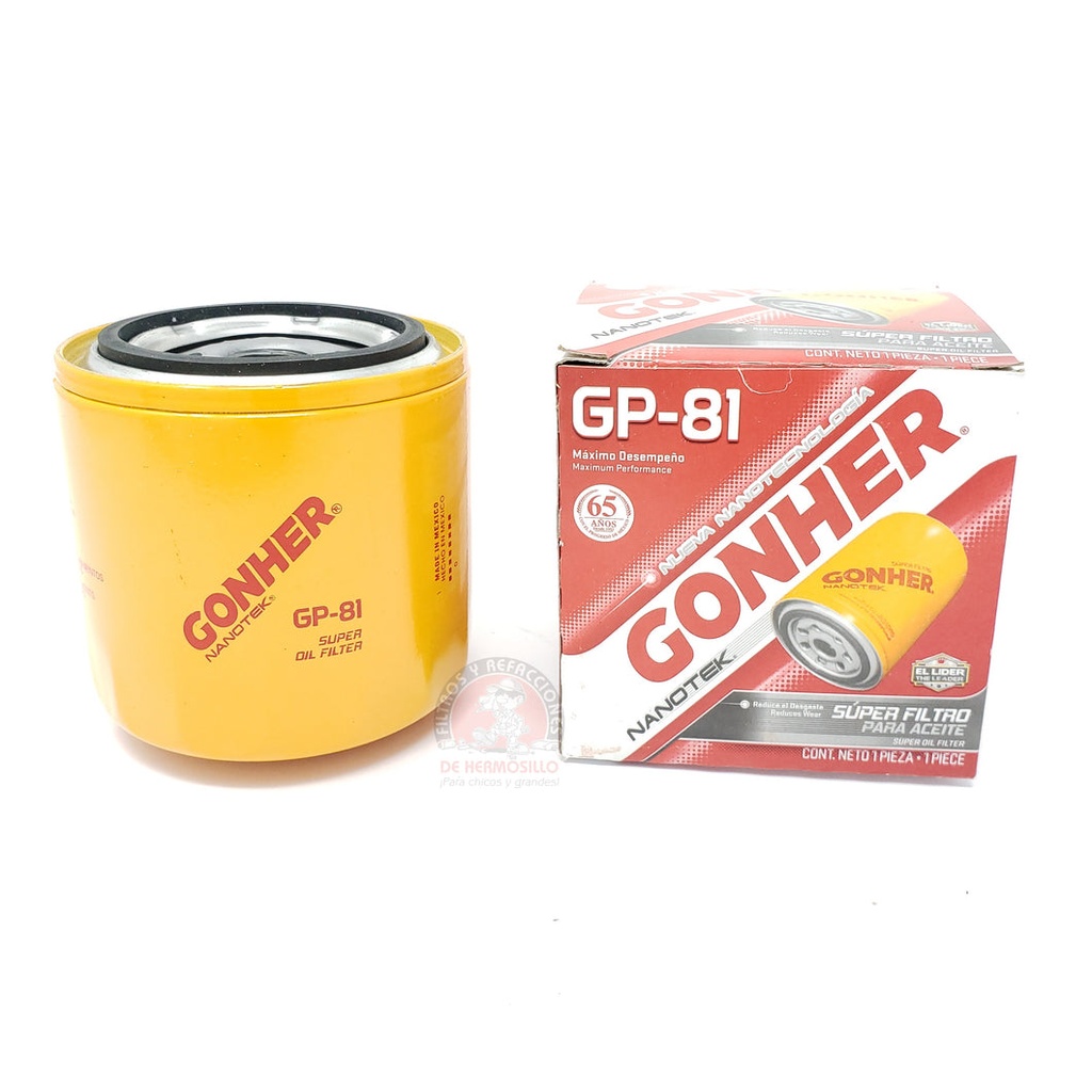 [FILTRO122] FILTRO ACEITE QL-16 / 51085 / GP-81 / GAT-16