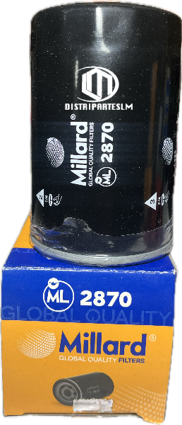 FILTRO ACEITE MILLARD ML-2870 VOLKSWAGEN DOBLE VALVULA