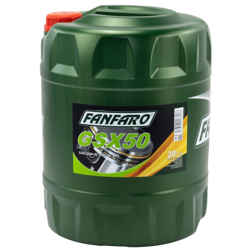 FANFARO PAILA 20W50 SEMI GSX 50 20LT