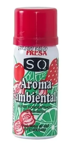 SQ AMBIENTADOR PEQUEÑO BANDA VERDE FRESA 40ML