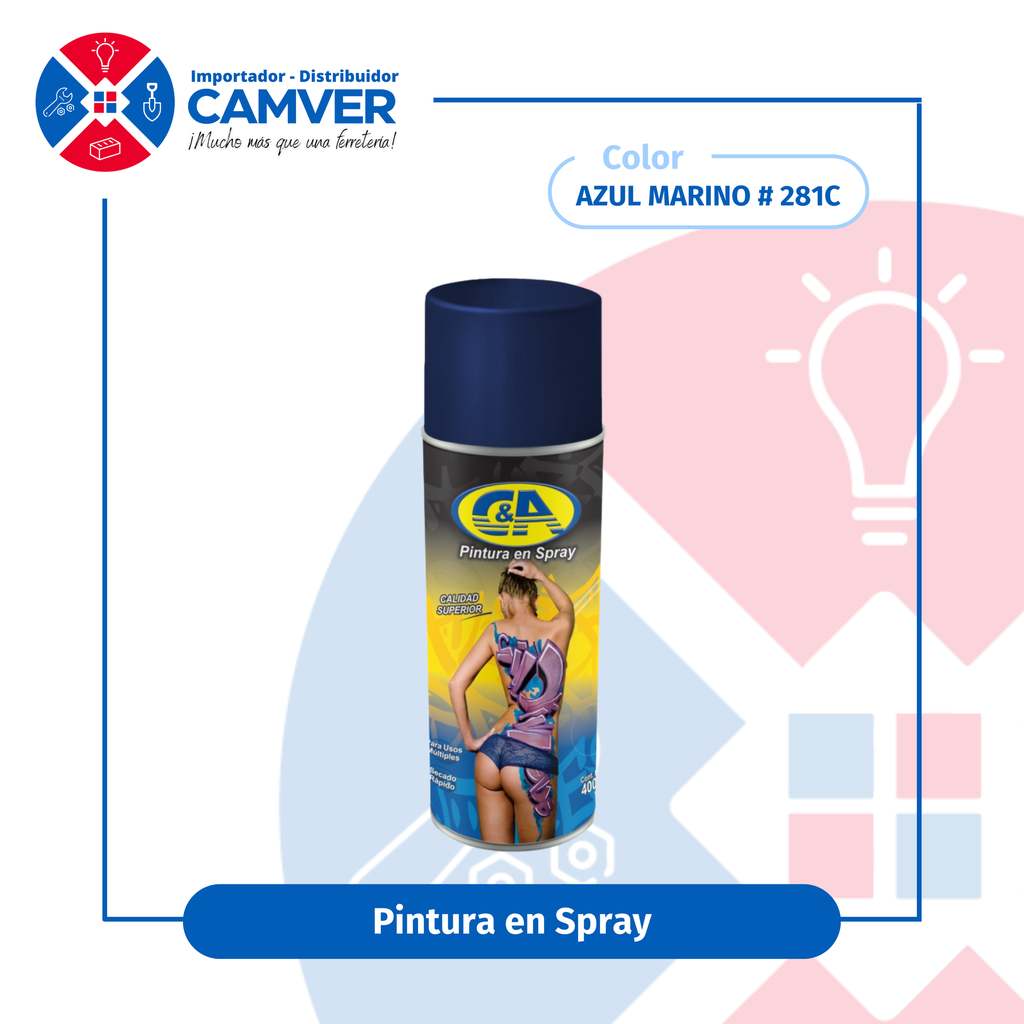 CAPTAIN PINTURA 400ML AZUL