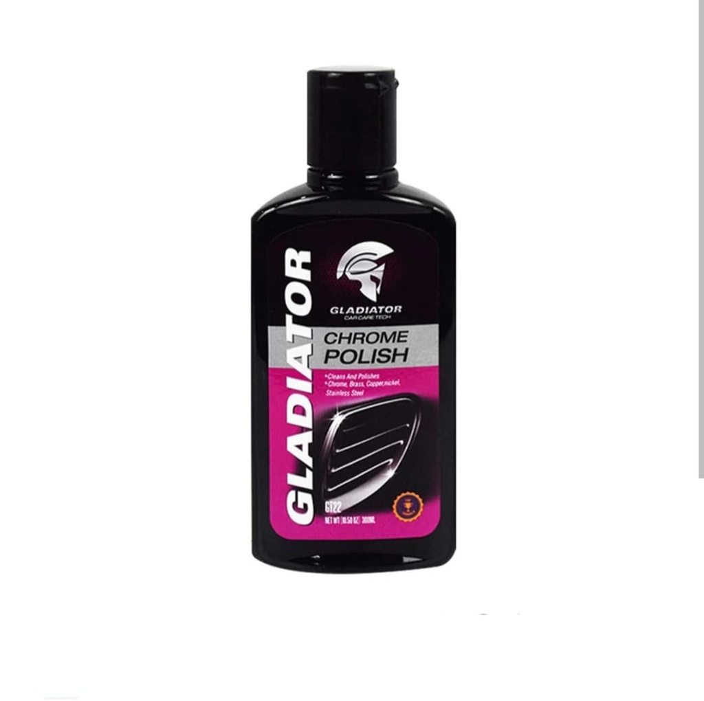 GLADIATOR CERA PULIDORA CROMO LIMPIADOR DE METALES 300ML