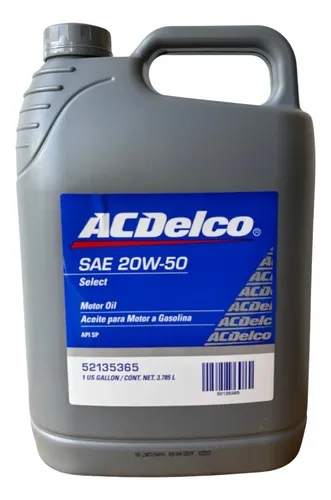 ACDELCO 20W50 MINERAL GARRAFA 4LT