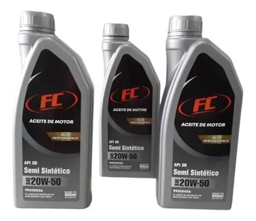 FC 20W50 SEMI SINTETICO GARRAFA 4LT