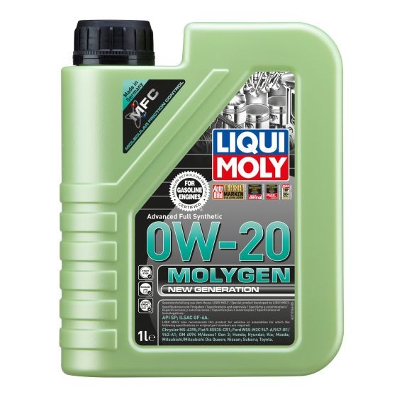 LIQUI MOLY 0W20 MOLYGEN FULL SINTETICO 1LT