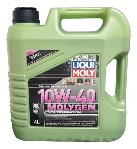 LIQUI MOLY 10W40 MOLYGEN FULL SINTETICO GARRAFA 4LT