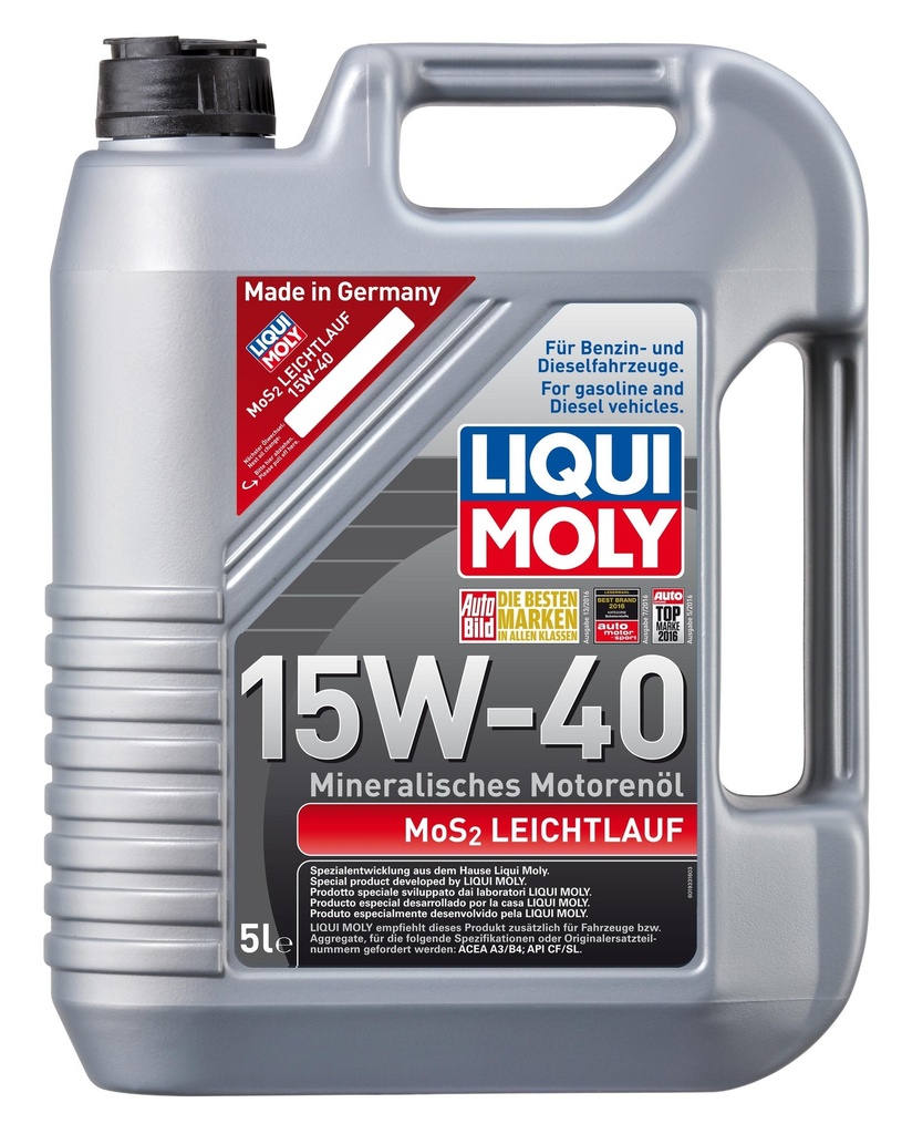 LIQUI MOLY 15W40 MINERAL 5L