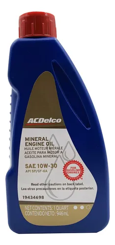 ACDELCO 10W30 MINERAL 946ML