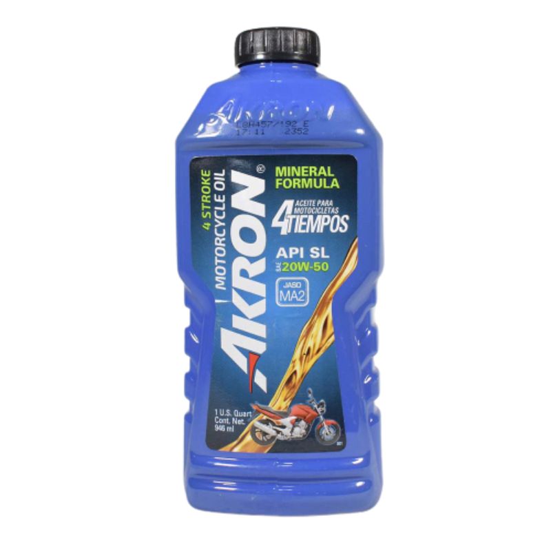 AKRON 4T 20W50 MINERAL 946ML