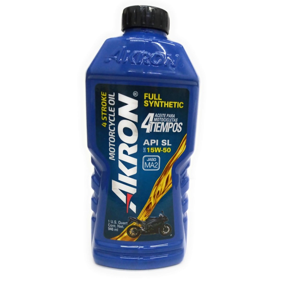 AKRON 4T 15W50 SINTETICO 1LT