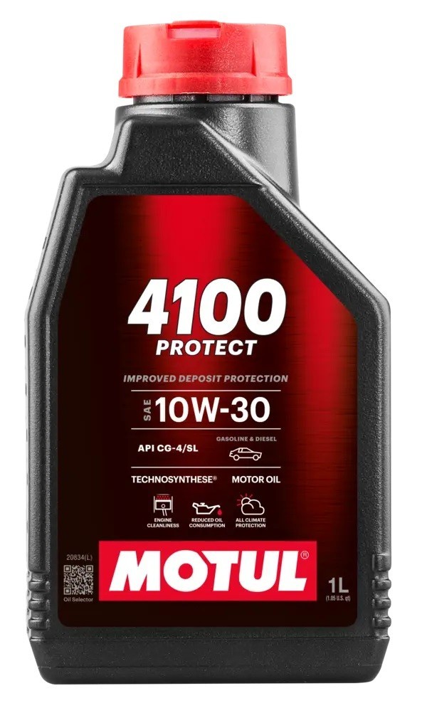 MOTUL 10W30 SEMI SINTETICO 4100 1LT
