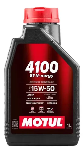 MOTUL 15W50 4100 SEMI SINTETICO 1L