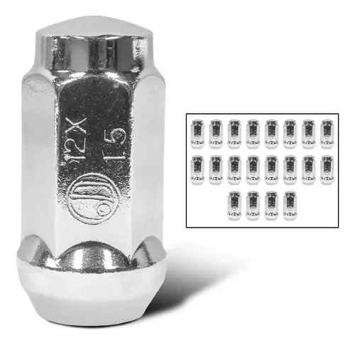 [TUERCAS001] TUERCAS CROMO 12X1.50 20 PIEZAS