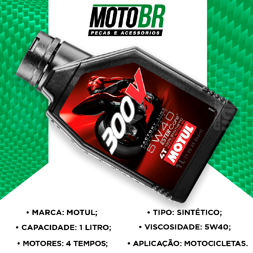 MOTUL 5W40 300V FULL SINTETICO 1LT
